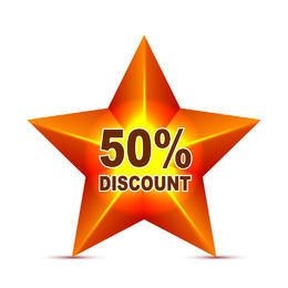 Red Star Discount Tag