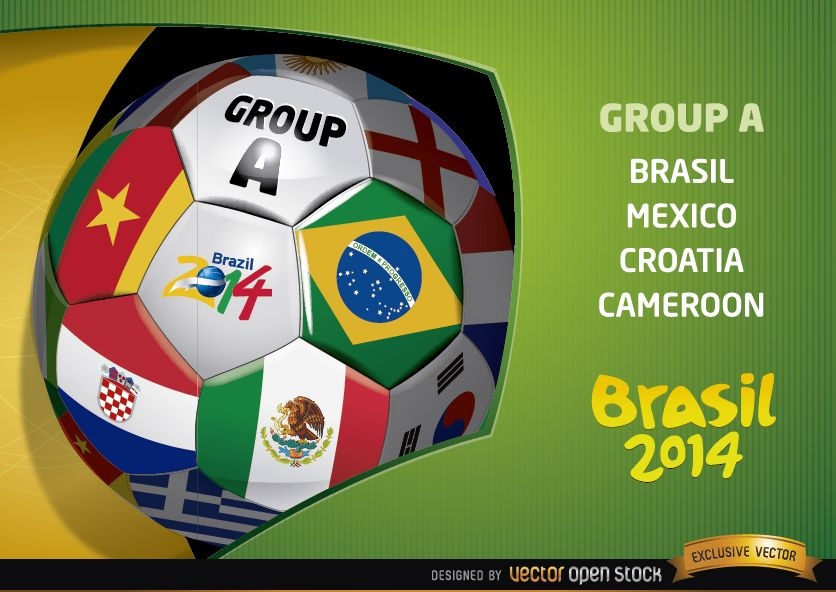 Brasilien 2014 Gruppe A.