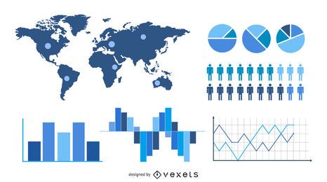 Statistic & Analytical Infographic Set