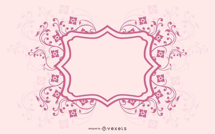 Template Invitation Card with Soft Spiral Lines Template Invitation Card with Soft Spiral Lines