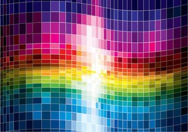 Colorful Spectrum Abstract Background 
