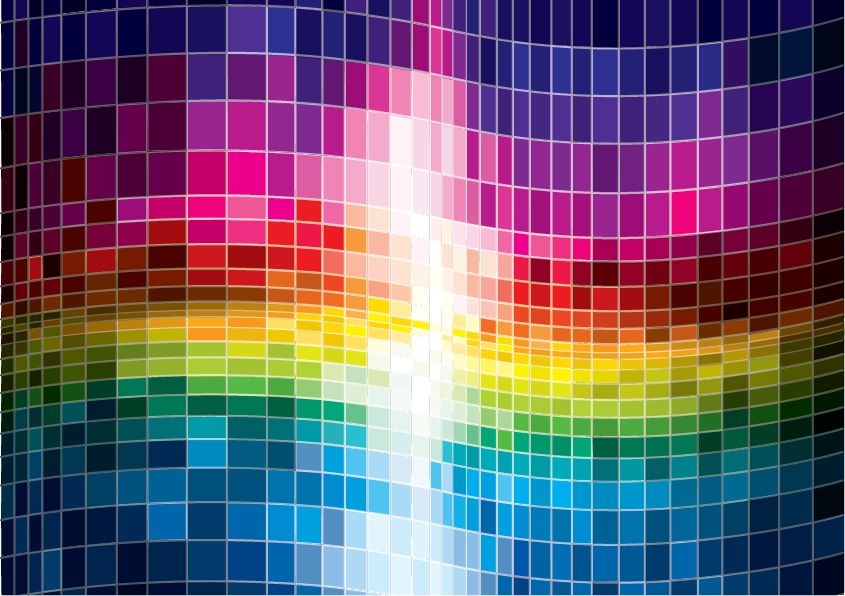 Fundo abstrato colorido do espectro