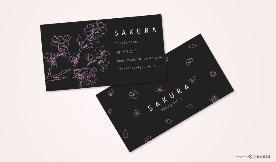 Black Avon Business Card Black Avon Business Card