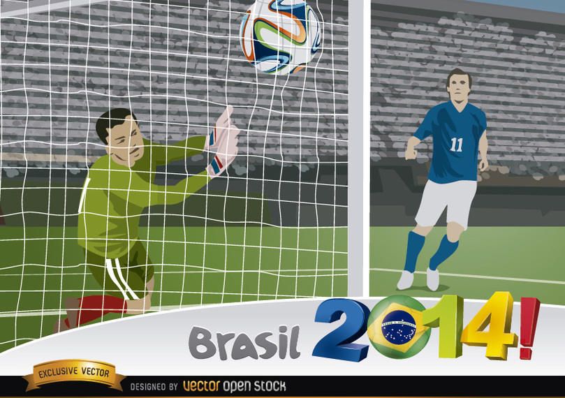 Brasil 2014 captura de goles Brasil 2014 captura de goles