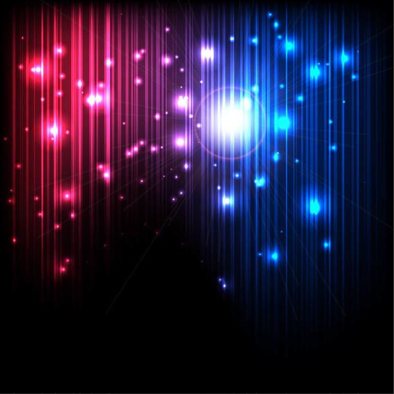 Fondo mágico brillante con líneas y luces Fondo mágico brillante con líneas y luces