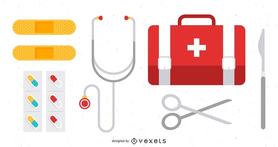 Herramientas de cirugía iconos de equipo y medicina Herramientas de cirugía iconos de equipo y medicina
