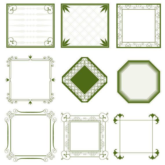 Vintage Minimalist Ornate Frame Collection Vintage Minimalist Ornate Frame Collection