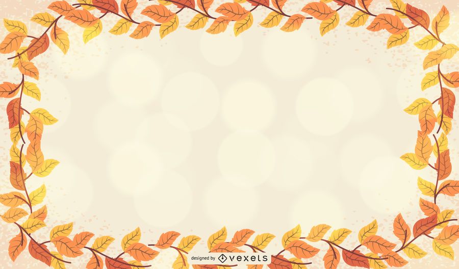 Autumn Leaf Frame Template Autumn Leaf Frame Template