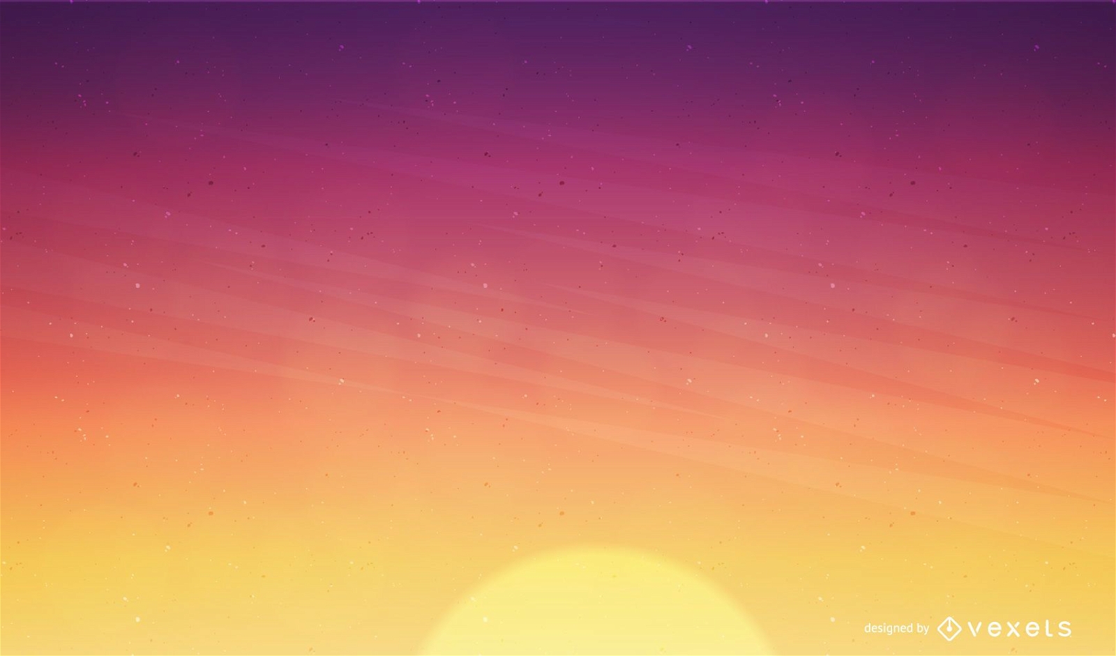 Glorious Colorful Sun Shine Background