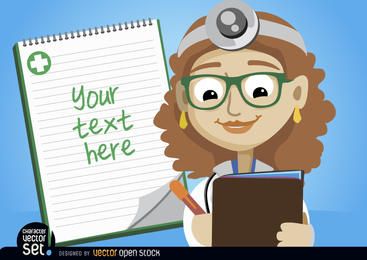 Female doctor writing medical prescription Female doctor writing medical prescription