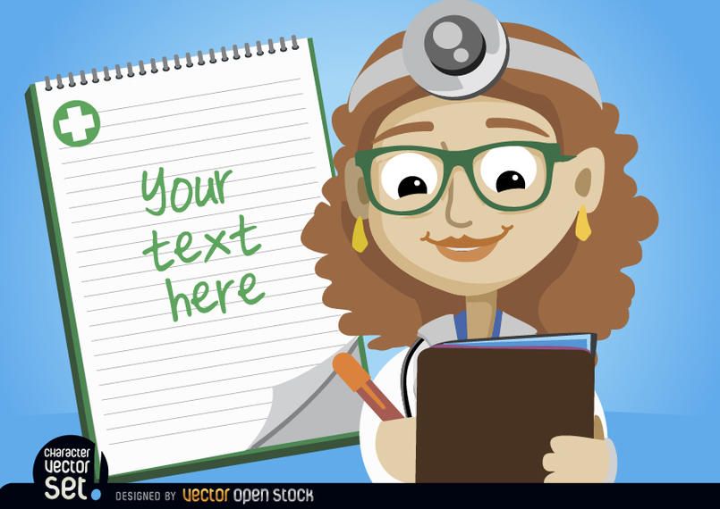 Female doctor writing medical prescription Female doctor writing medical prescription