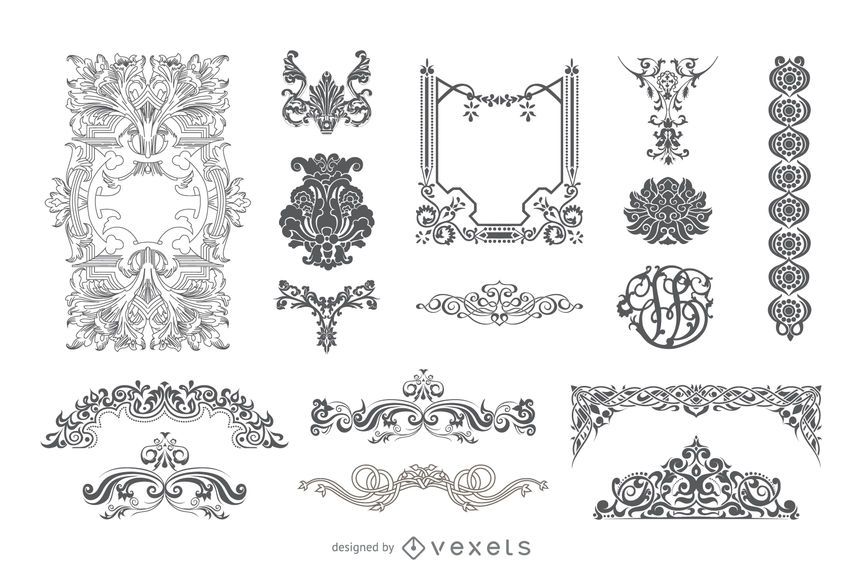 viktorianische Ornamente viktorianische Ornamente