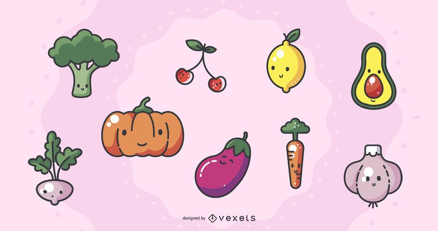 Paquete de verduras frescas Kawai Paquete de verduras frescas Kawai