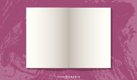 Blank Opened Magazine Layout Blank Opened Magazine Layout