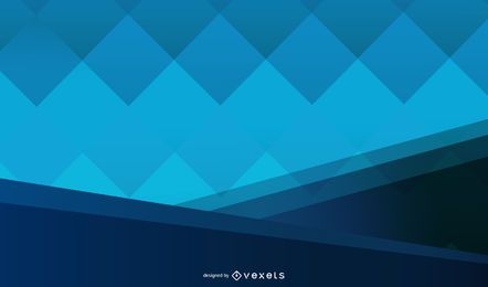 Dark Split Background with Blue Cubes in Middle