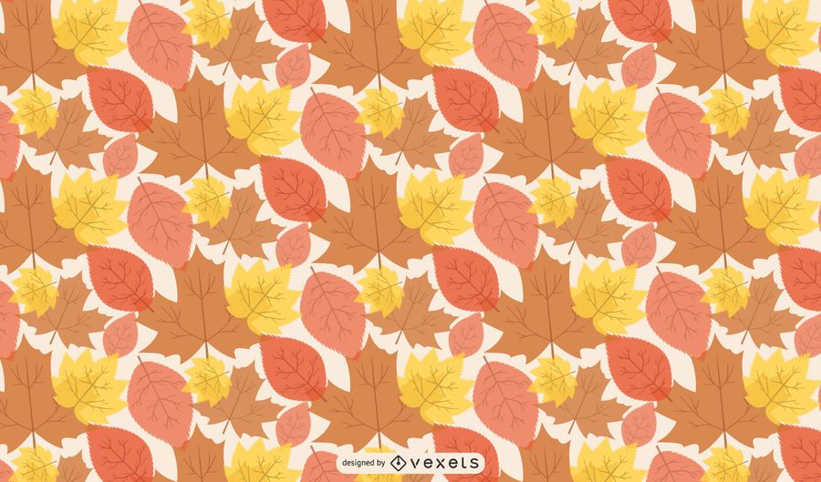 Seamless Linen Autumn Leaves Pattern Seamless Linen Autumn Leaves Pattern