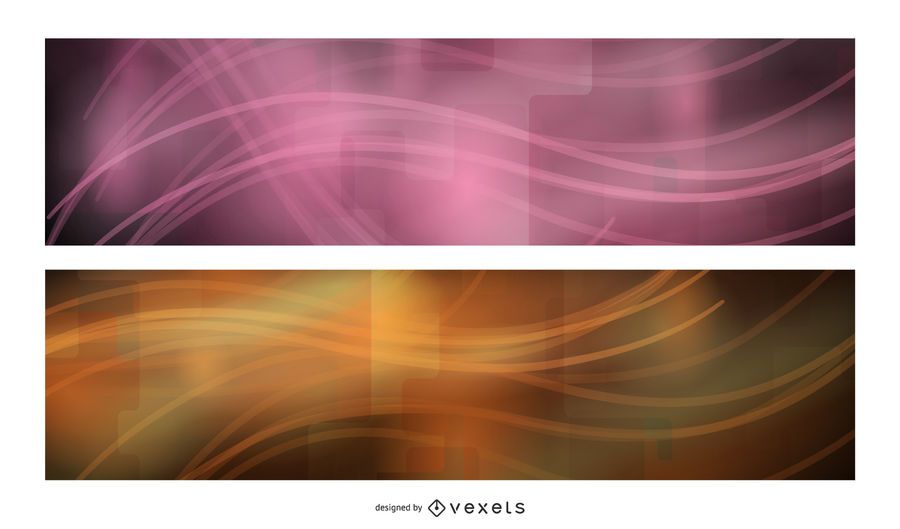3 Banners de Neon Glow Tech 3 Banners de Neon Glow Tech