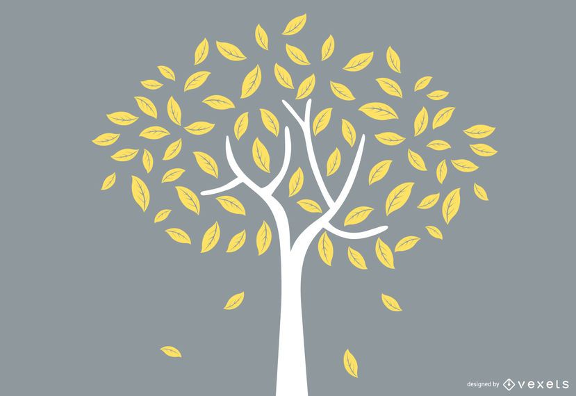 Funky Autumn Tree Nature Background Funky Autumn Tree Nature Background