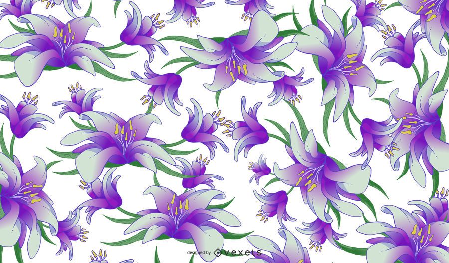 Patrón sin costuras floral retro primavera Patrón sin costuras floral retro primavera