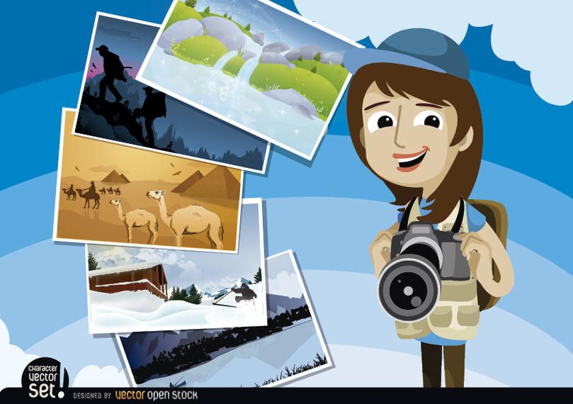Fotoperiodista con fotos alrededor del mundo. Fotoperiodista con fotos alrededor del mundo.