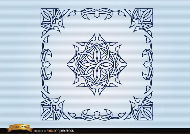 Celtic decorative borders Celtic decorative borders