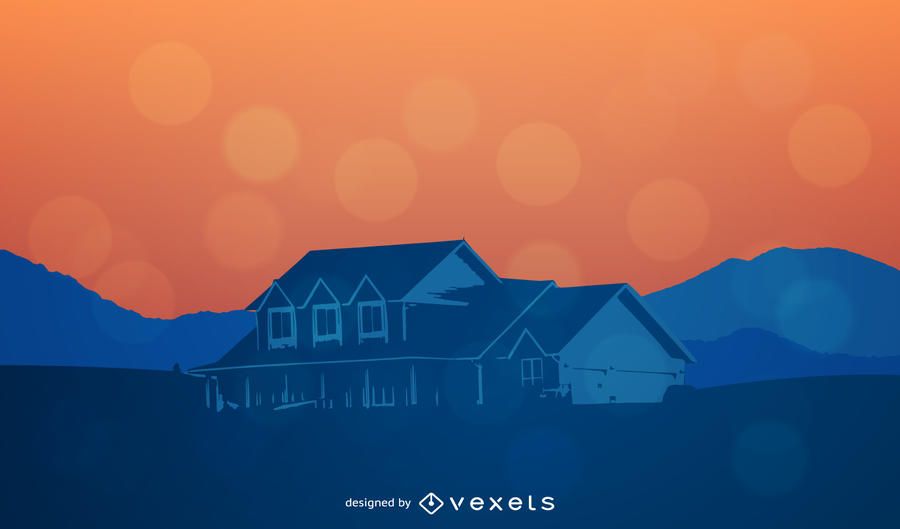 Country Home Vector Country Home Vector