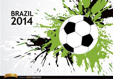 Grunge soccer Brazil 2014 Grunge soccer Brazil 2014