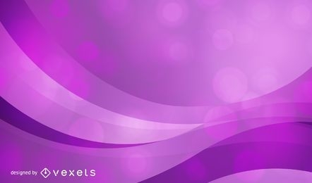 Abstract Purple Waves Background with Bokeh
