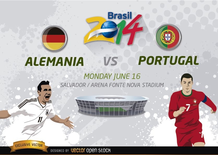 Alemania Vs. Portugal Brasilien 2014