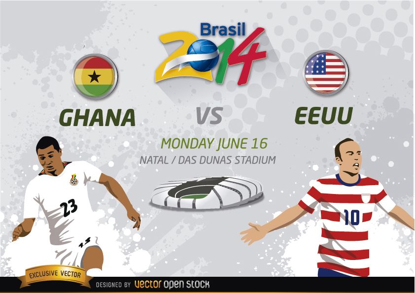 Ghana Vs. EE.UU. Brasil 2014