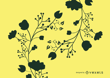 Limpar plantas de flores negras
