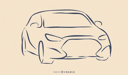 Family car sketch