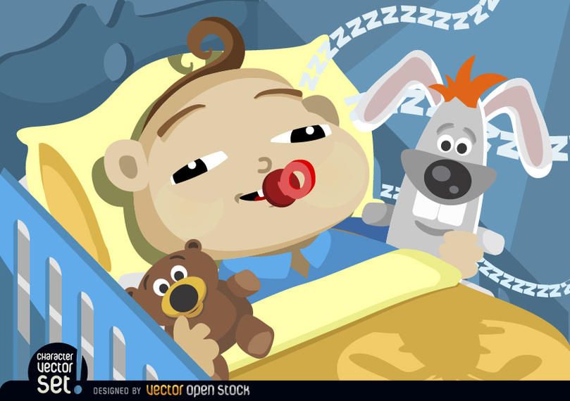 Baby falling asleep in cradle Baby falling asleep in cradle