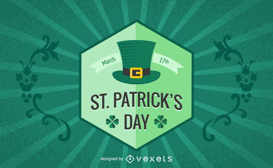 Retro St Patrick?s Day Card Retro St Patrick?s Day Card