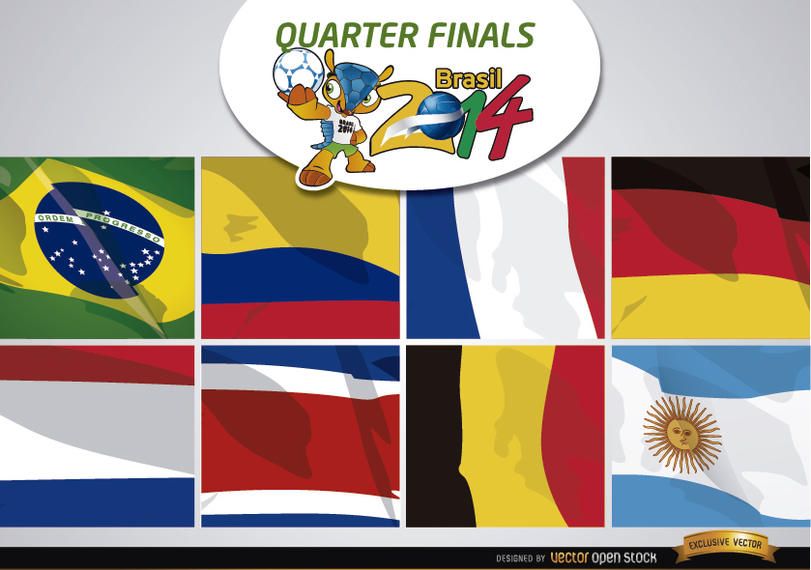Brasil 2014 Teams for quarter finals Brasil 2014 Teams for quarter finals