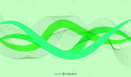 Green Energy Rays Wavy Edge Background Green Energy Rays Wavy Edge Background