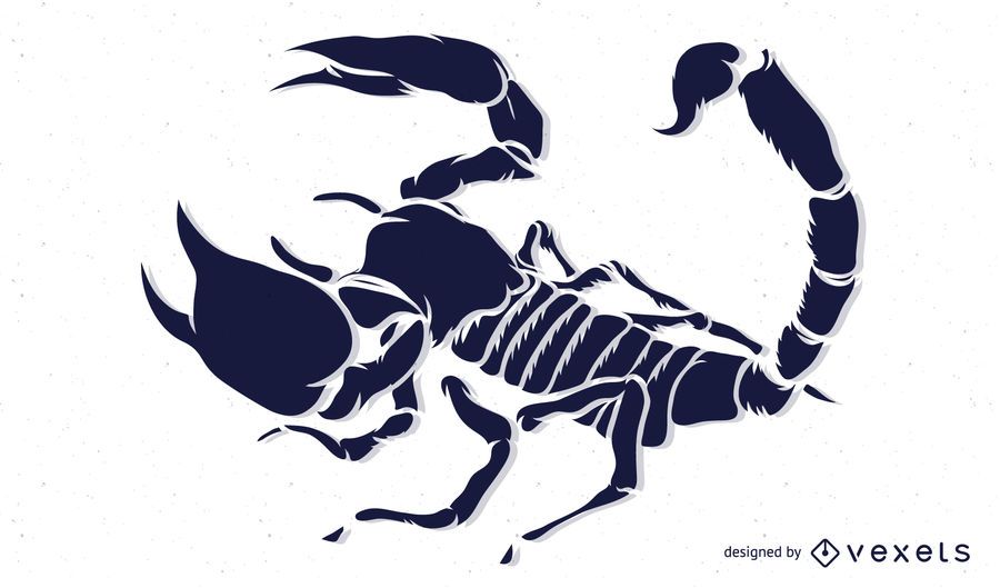 Scorpion Detailed Silhouette Design Scorpion Detailed Silhouette Design