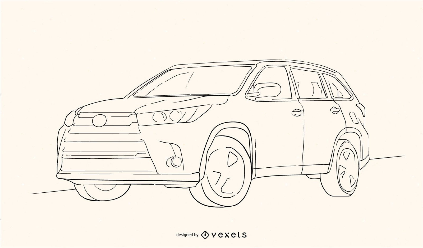 Car SUV Sketch