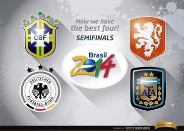Brasil 2014 semifinales equipos Brasil 2014 semifinales equipos