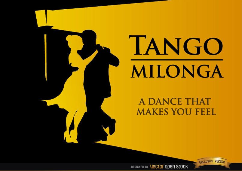 Tango Milonga dançando fundo Tango Milonga dançando fundo