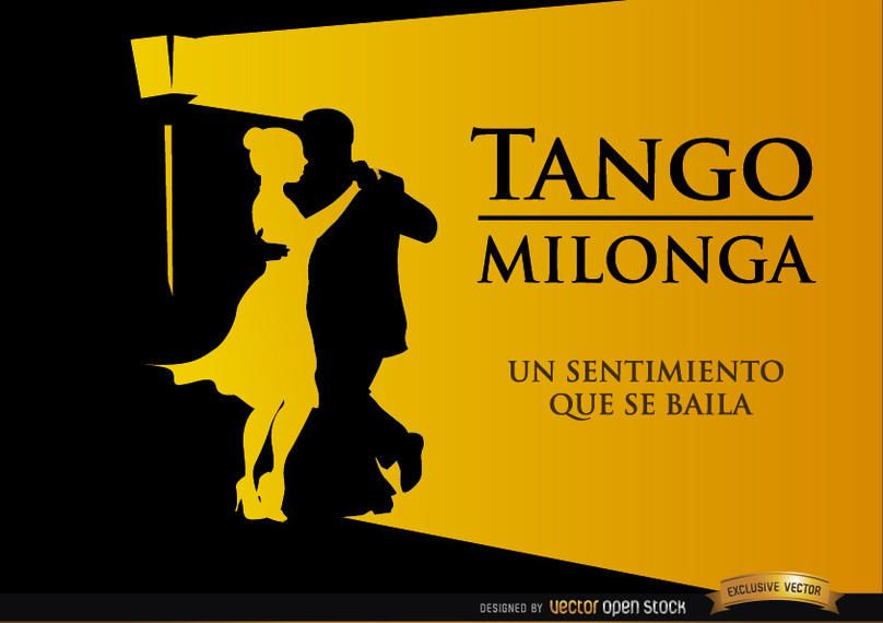 Pareja bailando Tango Milonga fondo Pareja bailando Tango Milonga fondo