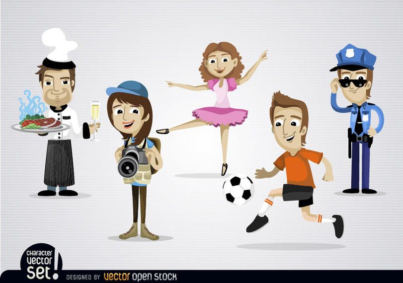 Several Professional characters Several Professional characters