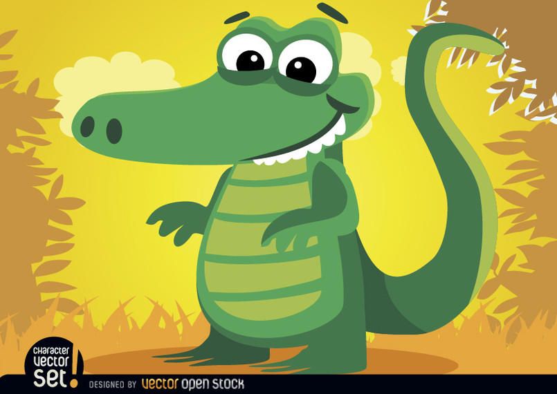 Crocodile animal in jungle Crocodile animal in jungle