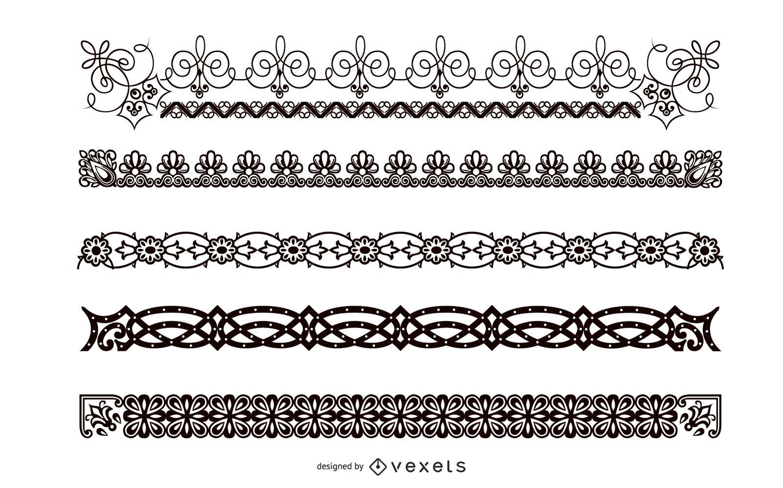 border designs for cards vector