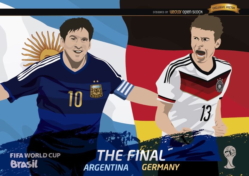 Finale Argentinien Deutschland FIFA Weltmeisterschaft