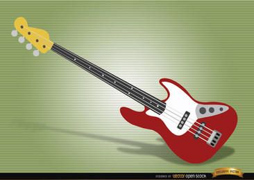 Bass guitar musical instrument