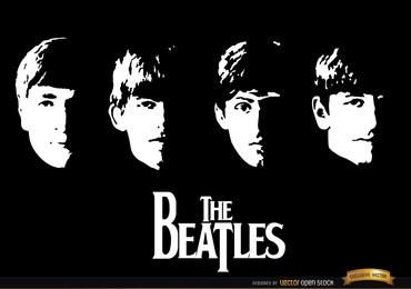 With The Beatles album wallpaper