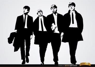Fondo de pantalla de la banda de los Beatles
