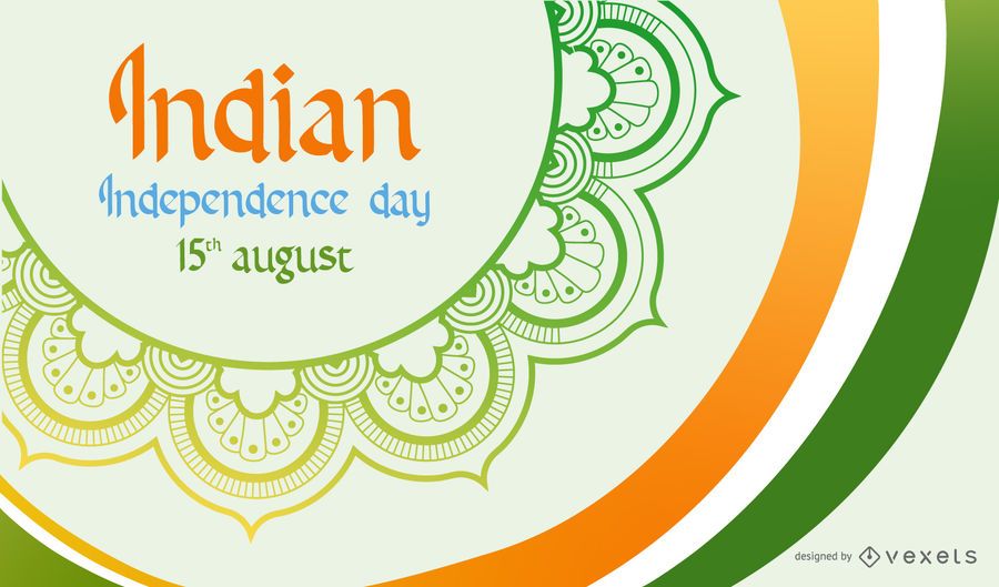Día de los independientes tricolor curvas pintando bandera india Día de los independientes tricolor curvas pintando bandera india