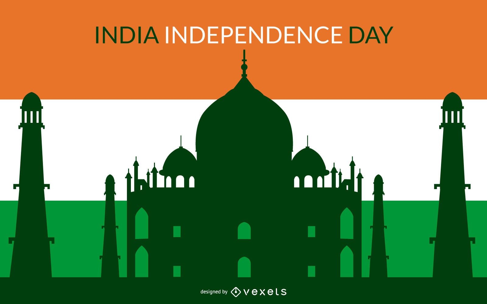 Fundo colorido do Dia da Independência da Índia